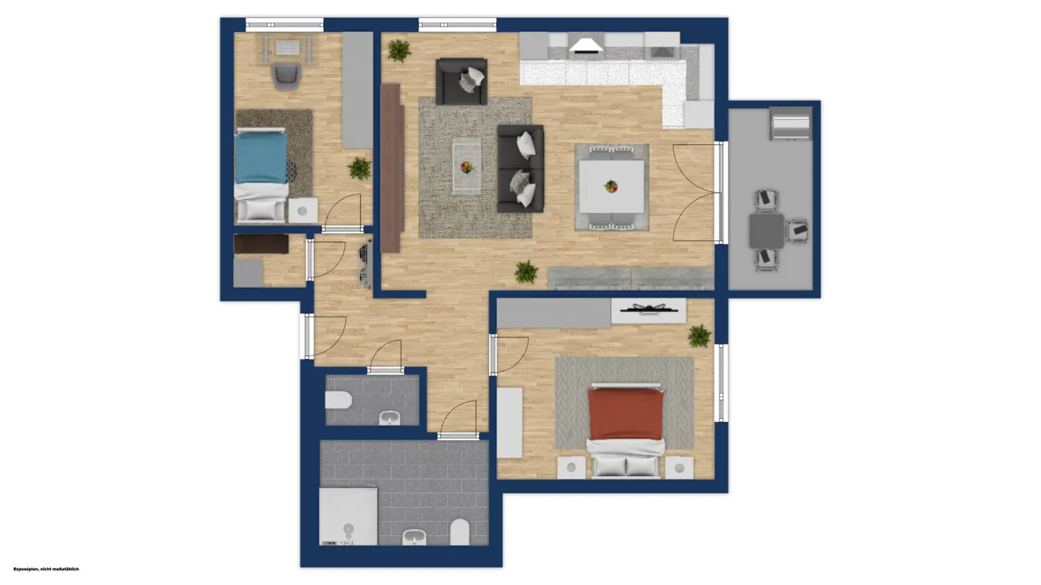 3 Zimmer Wohnung mit 80 m² in Köln – Bild 12