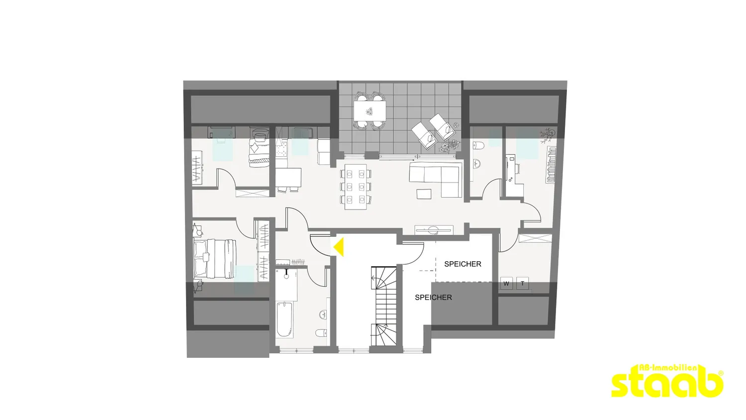 4 Zimmer Wohnung mit 100 m² in Aschaffenburg – Bild 3