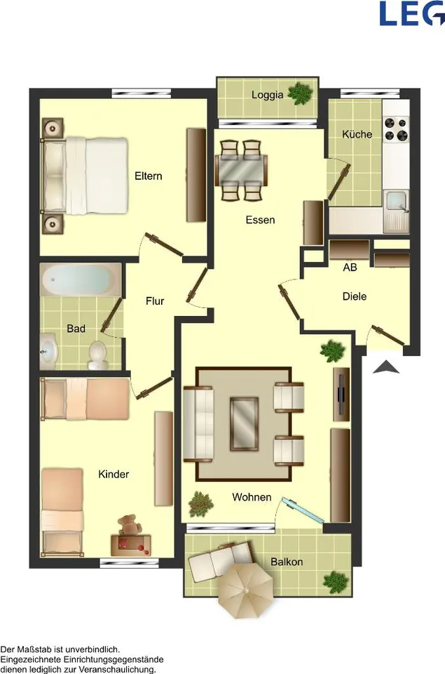 3 Zimmer Wohnung mit 73 m² in Monheim am Rhein – Bild 7
