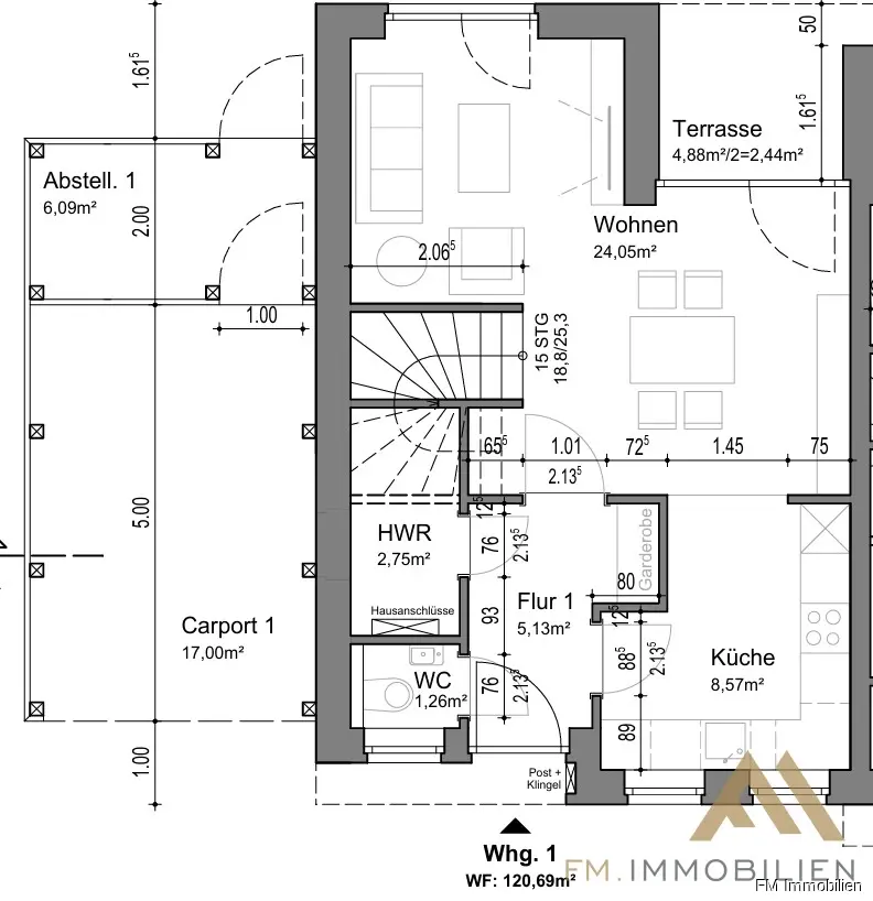 6 Zimmer Haus mit 121 m² in Oldenburg – Bild 2