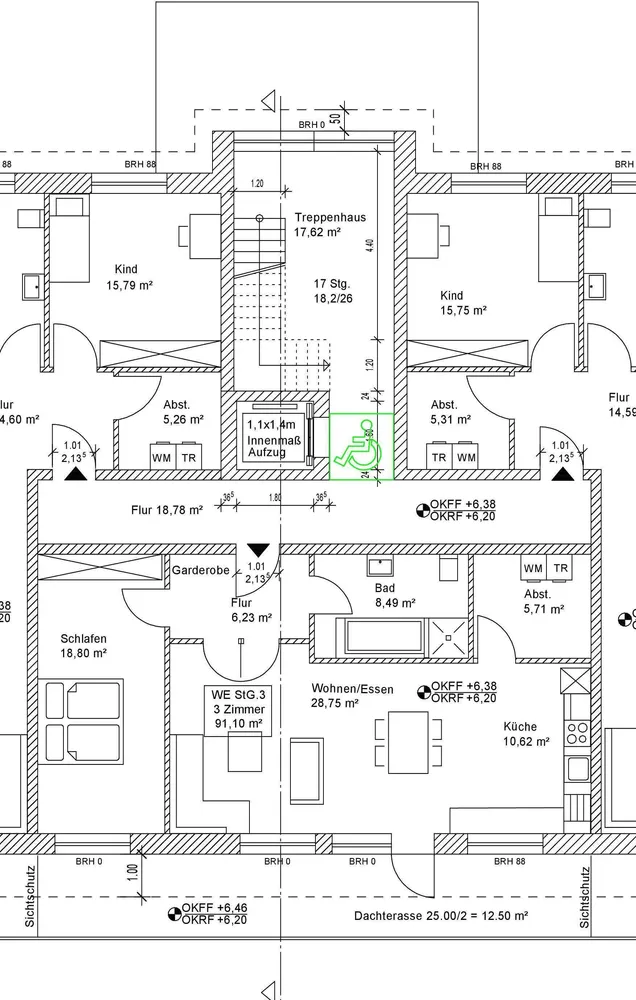 2 Zimmer Wohnung mit 91 m² in Neumünster – Bild 7