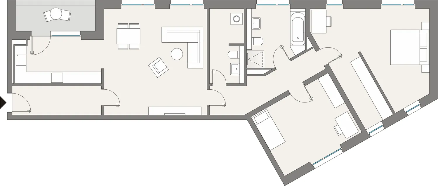 3 Zimmer Wohnung mit 117 m² in Leipzig – Bild 10