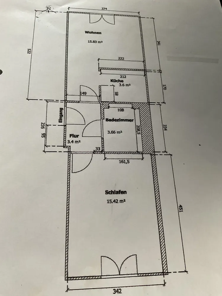 2 Zimmer Wohnung mit 42 m² in Wuppertal – Bild 6