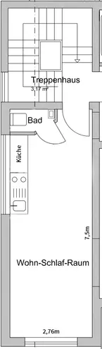 1 Zimmer Wohnung mit 20 m² in Darmstadt – Bild 5