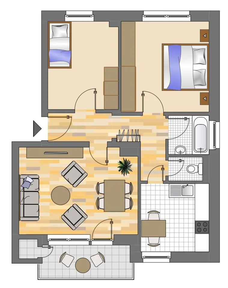 3 Zimmer Wohnung mit 68 m² in Siegen – Bild 3
