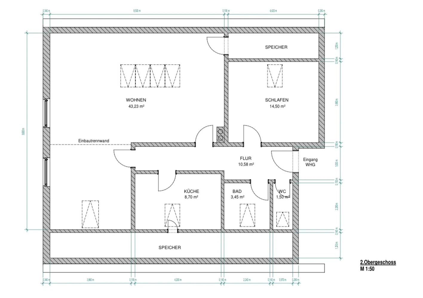 3 Zimmer Wohnung mit 82 m² in Rosenheim – Bild 5
