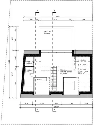 1 Zimmer Wohnung mit 84 m² in Frankfurt am Main – Bild 8