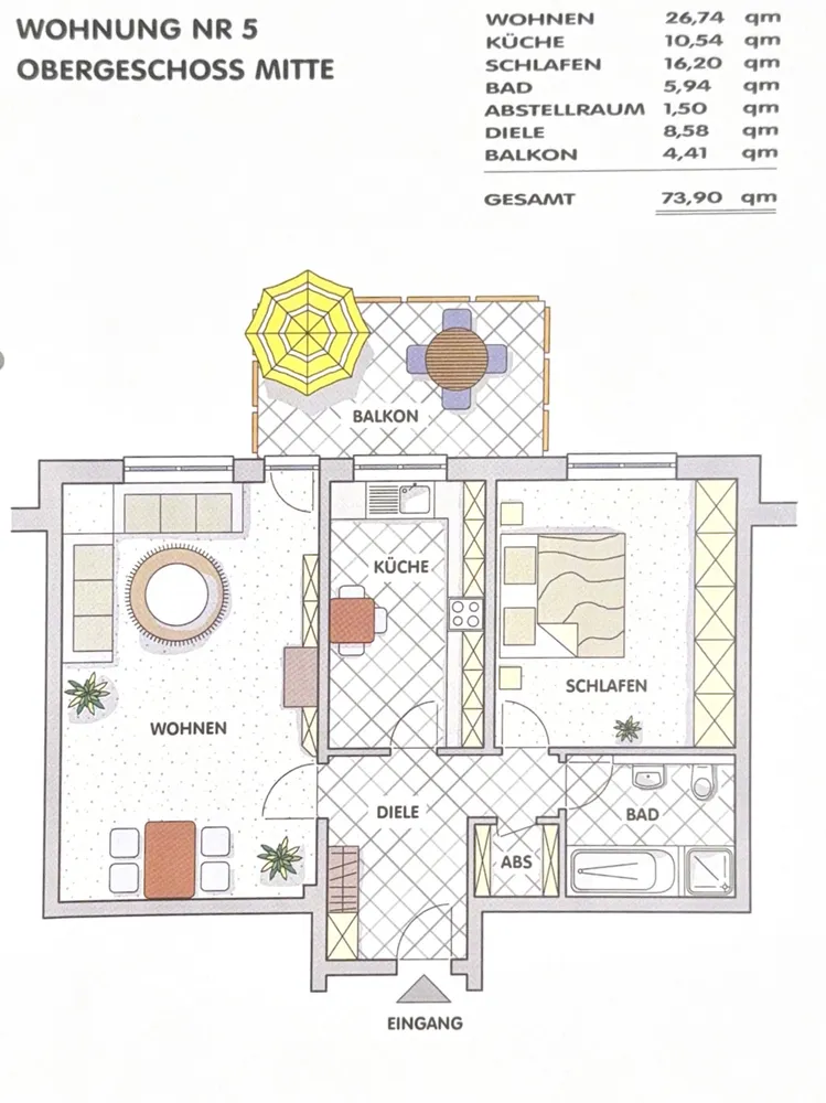 2 Zimmer Wohnung mit 73 m² in Dortmund – Bild 3