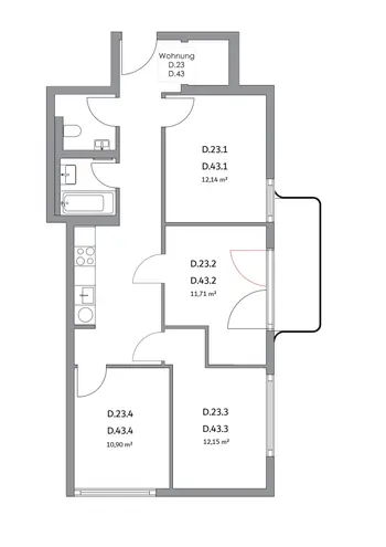 WG-Zimmer mit 12 m² in Berlin – Bild 5
