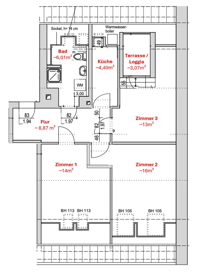 WG-Zimmer mit 64 m² in Leipzig – Bild 9
