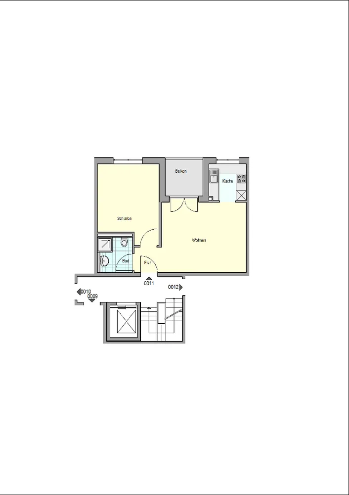 2 Zimmer Wohnung mit 53 m² in Esslingen am Neckar – Bild 2