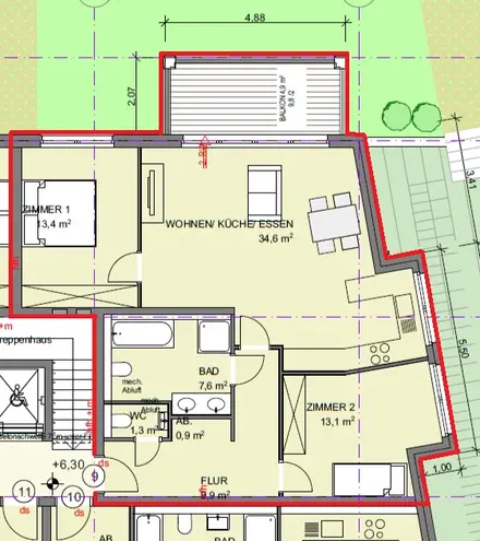 3 Zimmer Wohnung mit 86 m² in Bonn – Bild 8
