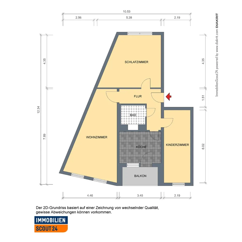 1 Zimmer Wohnung mit 20 m² in Erfurt – Bild 5
