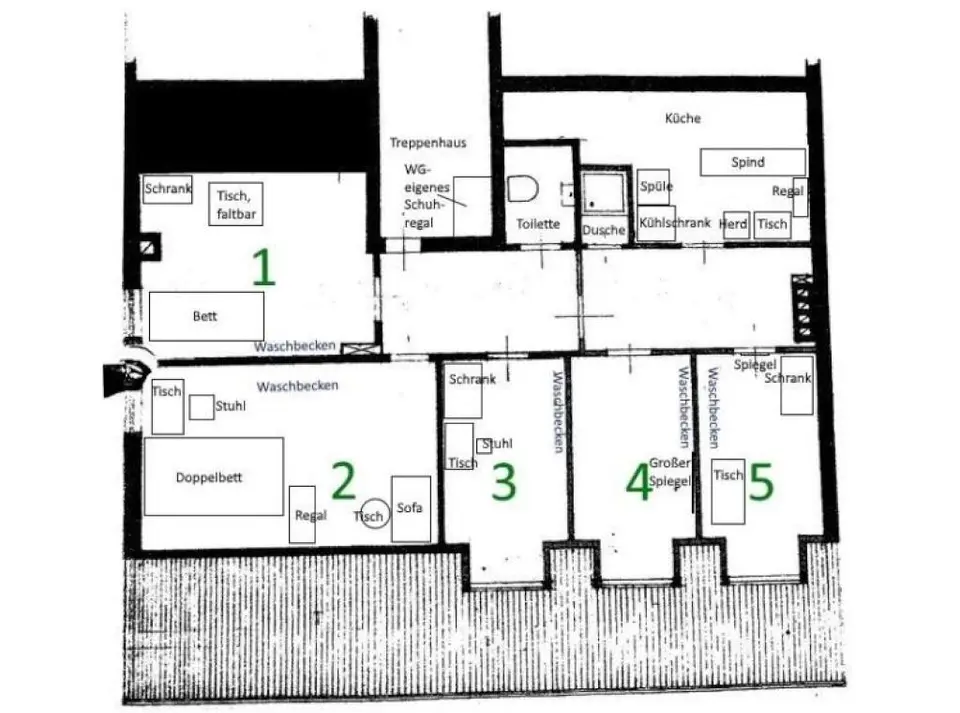 WG-Zimmer mit 15 m² in Nürnberg – Bild 6