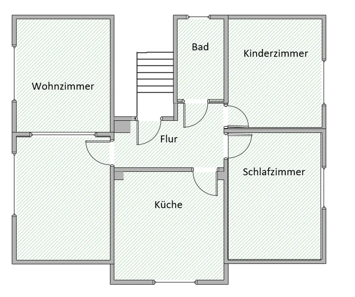 3 Zimmer Wohnung mit 81 m² in Hagen – Bild 1