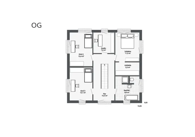 6 Zimmer Haus mit 153 m² in Krefeld – Bild 4
