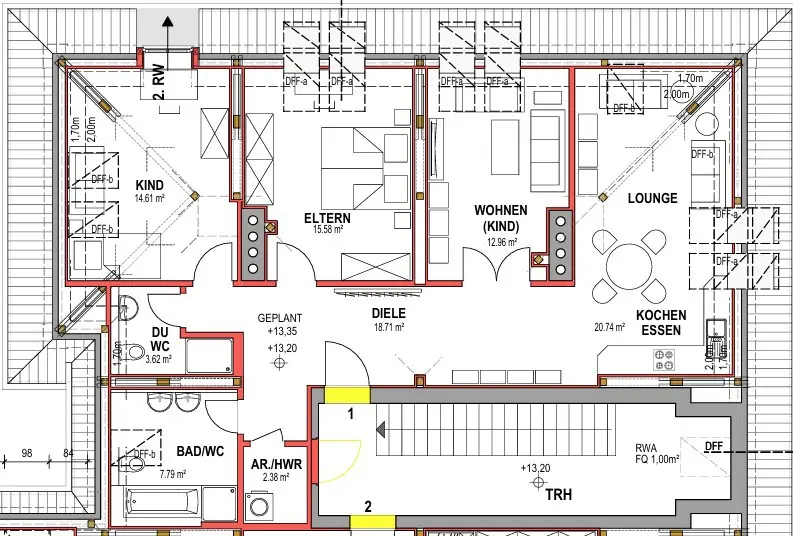 3 Zimmer Wohnung mit 96 m² in München – Bild 5