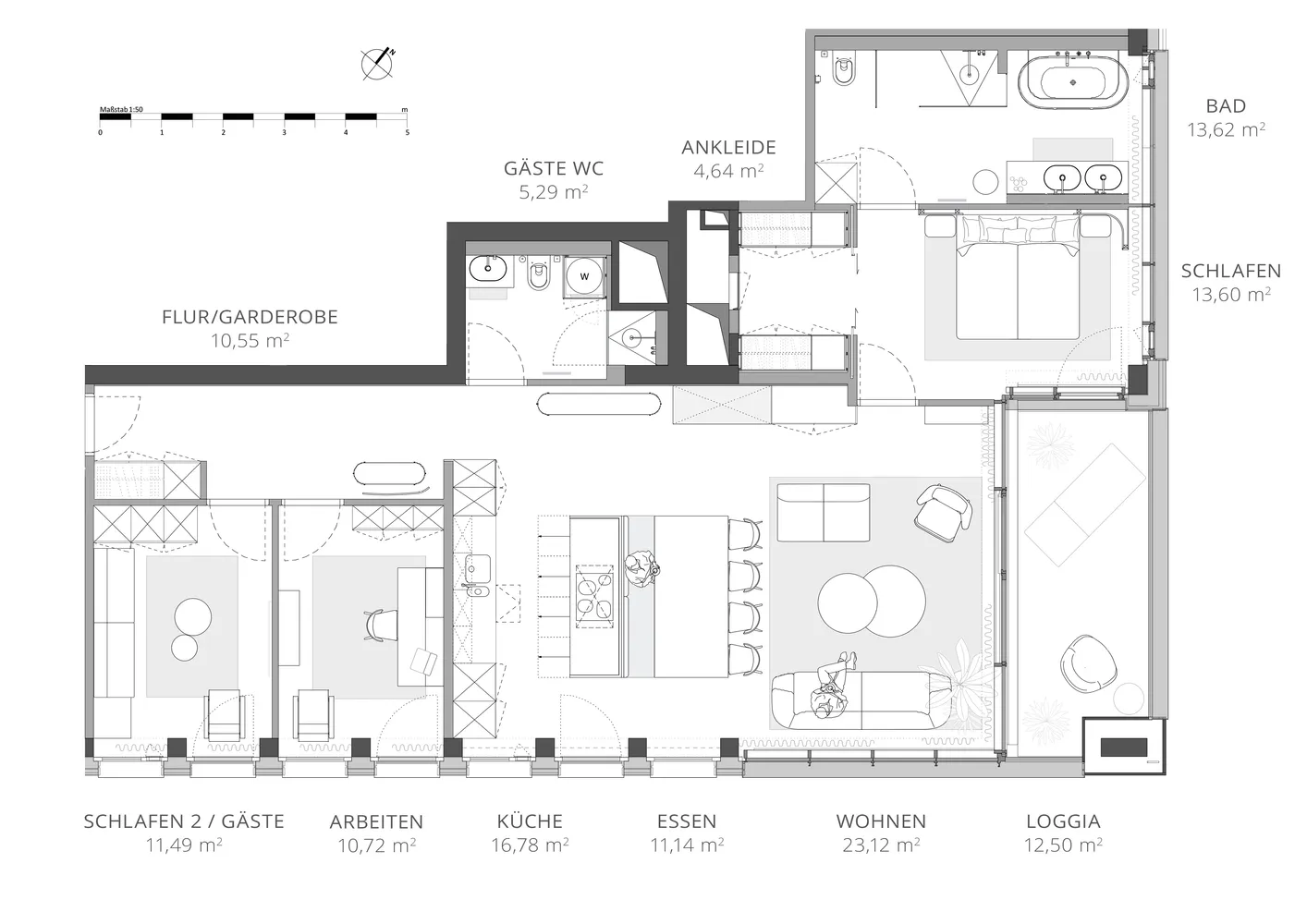 5 Zimmer Wohnung mit 127 m² in Reutlingen – Bild 9