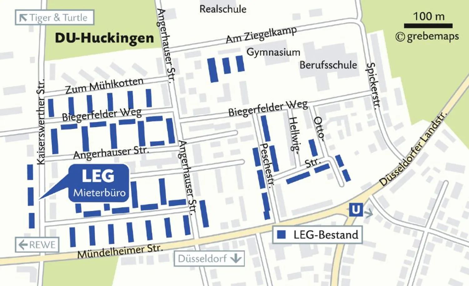 2 Zimmer Wohnung mit 43 m² in Duisburg – Bild 2