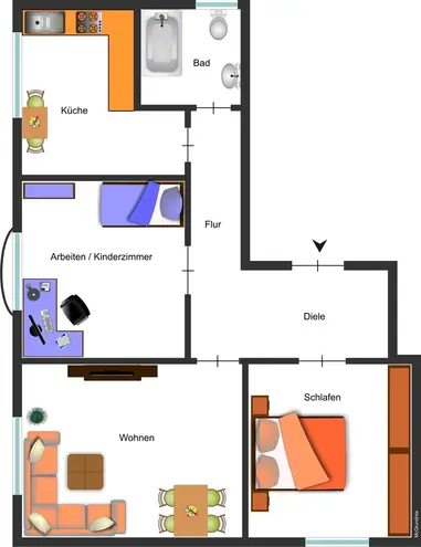 3 Zimmer Wohnung mit 81 m² in Bielefeld – Bild 12
