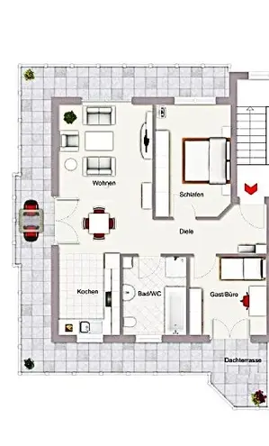 3 Zimmer Wohnung mit 90 m² in Dresden – Bild 2