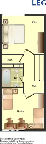 3 Zimmer Wohnung mit 69 m² in Duisburg – Bild 3