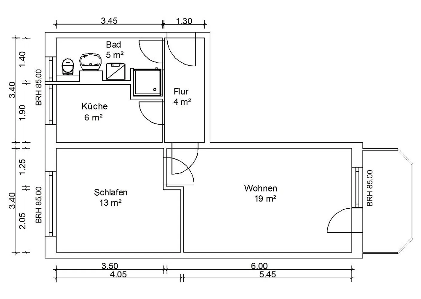 2 Zimmer Wohnung mit 50 m² in Zwickau – Bild 4