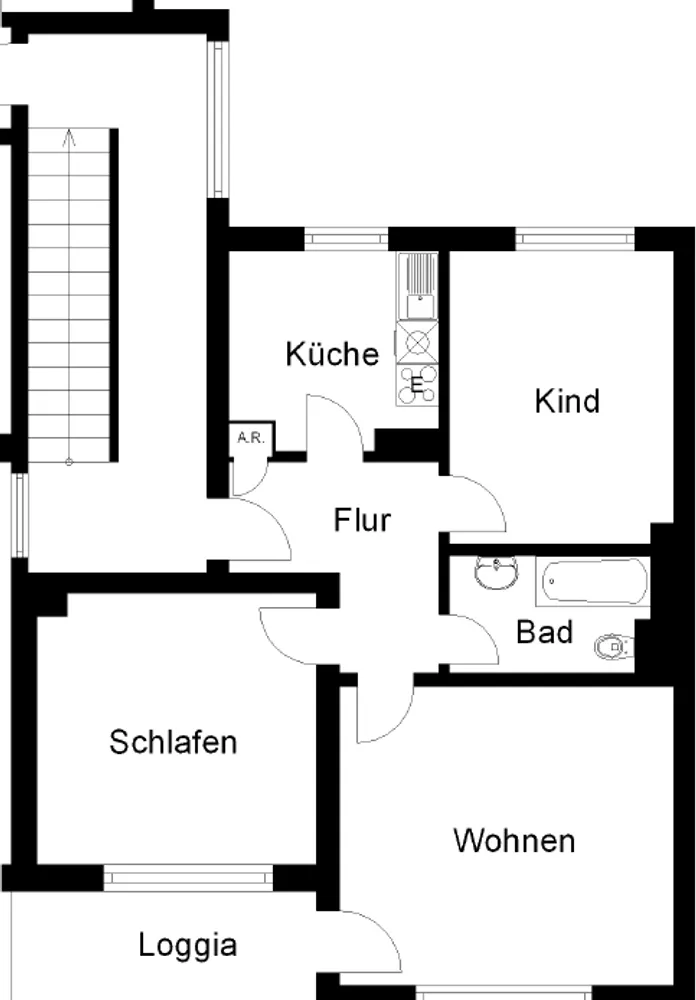 4 Zimmer Wohnung mit 69 m² in Herne – Bild 2