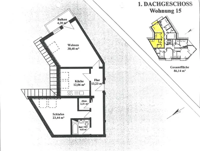 2 Zimmer Wohnung mit 86 m² in Jena – Bild 5