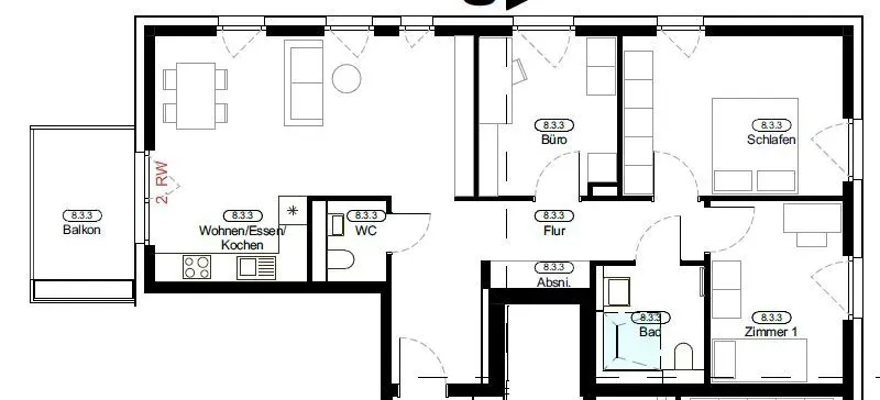 4 Zimmer Wohnung mit 91 m² in Ludwigsburg – Bild 8