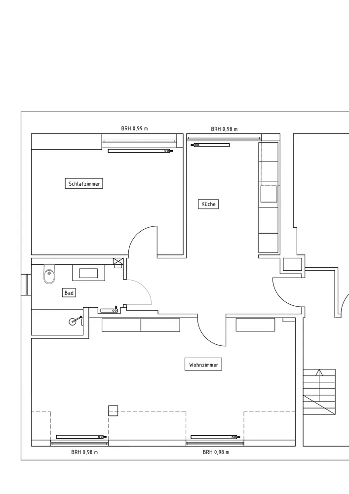 2 Zimmer Wohnung mit 64 m² in Krefeld – Bild 1