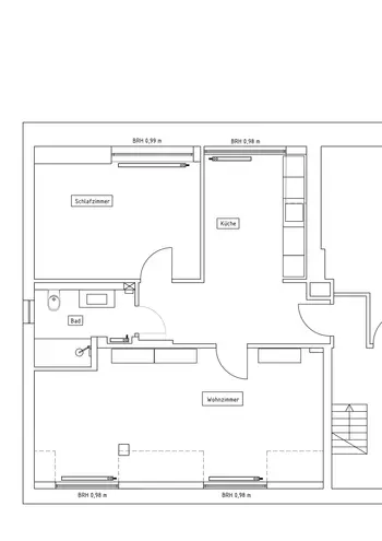 2 Zimmer Wohnung mit 64 m² in Krefeld – Bild 1