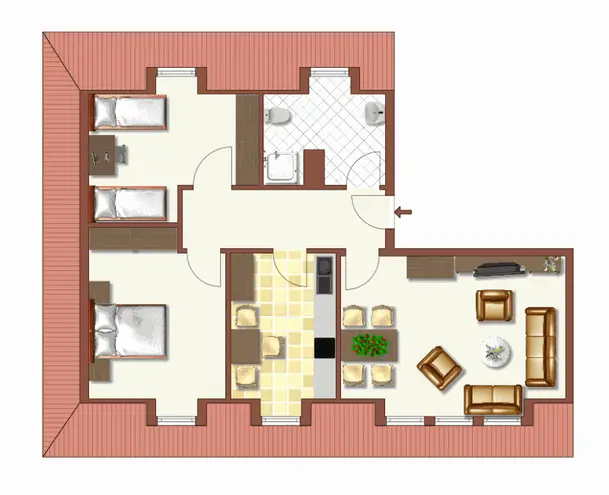 3 Zimmer Wohnung mit 69 m² in Osnabrück – Bild 2