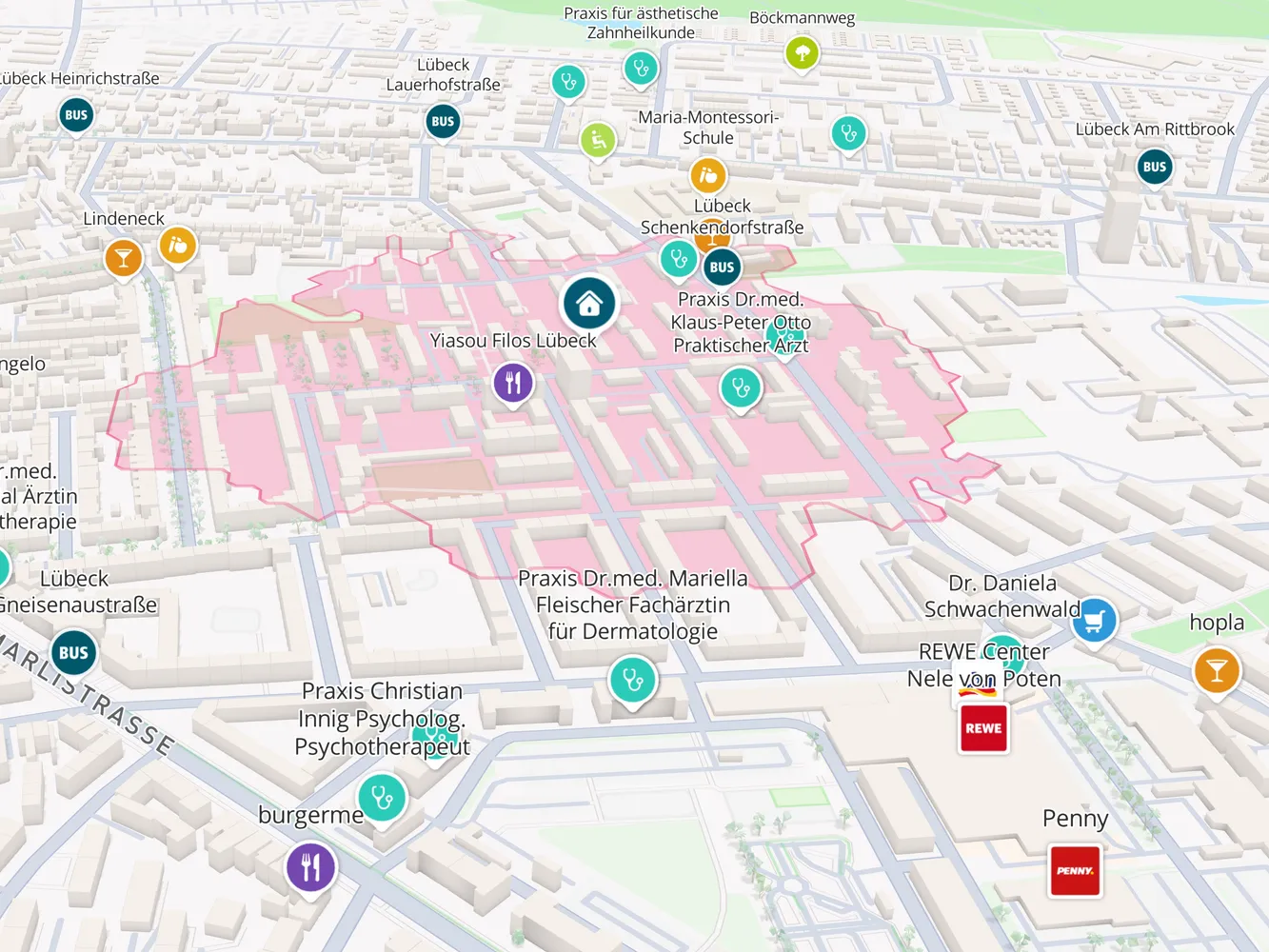 3 Zimmer Wohnung mit 50 m² in Lübeck – Bild 2