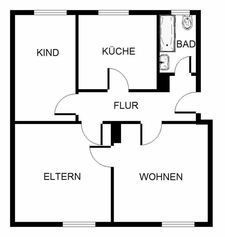 3 Zimmer Wohnung mit 64 m² in Mainz – Bild 2
