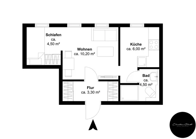 1 Zimmer Wohnung mit 29 m² in Leipzig – Bild 12