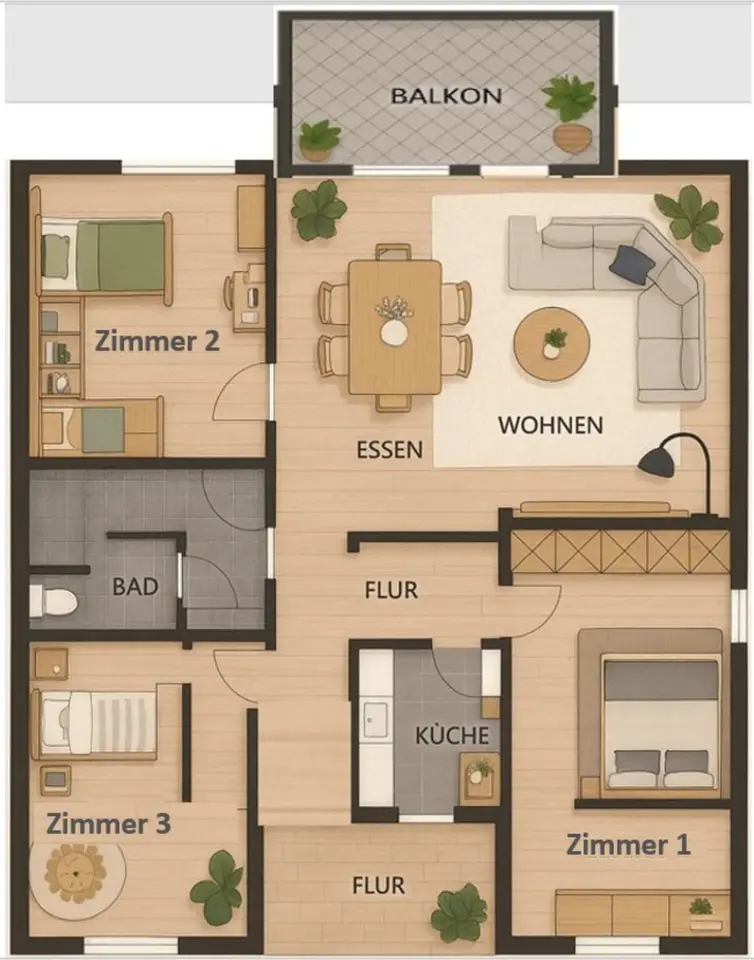 4 Zimmer Wohnung mit 100 m² in Einbeck – Bild 6