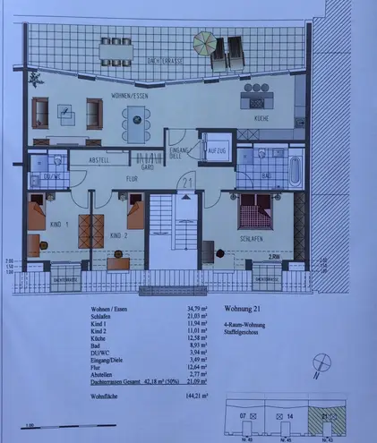 4 Zimmer Wohnung mit 144 m² in Neuss – Bild 7