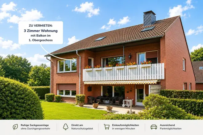 3 Zimmer Wohnung mit 127 m² in Oberhausen – Bild 1