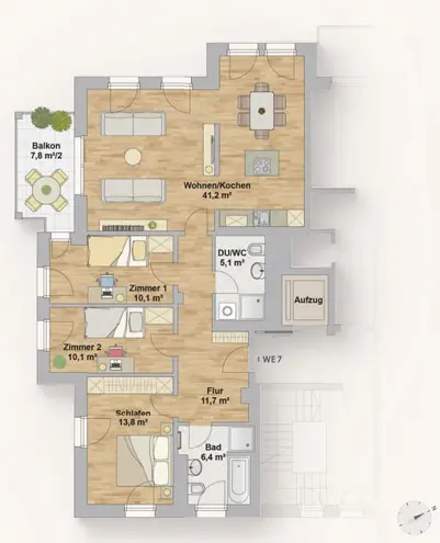 4 Zimmer Wohnung mit 102 m² in Dresden – Bild 10