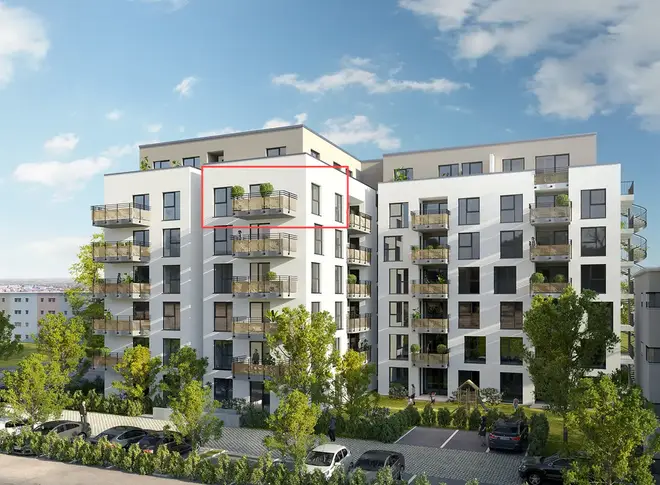 3 Zimmer Wohnung mit 58 m² in Hanau – Bild 3