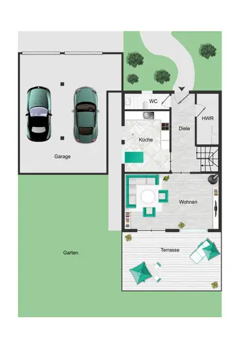 7 Zimmer Haus mit 177 m² in Rostock – Bild 2