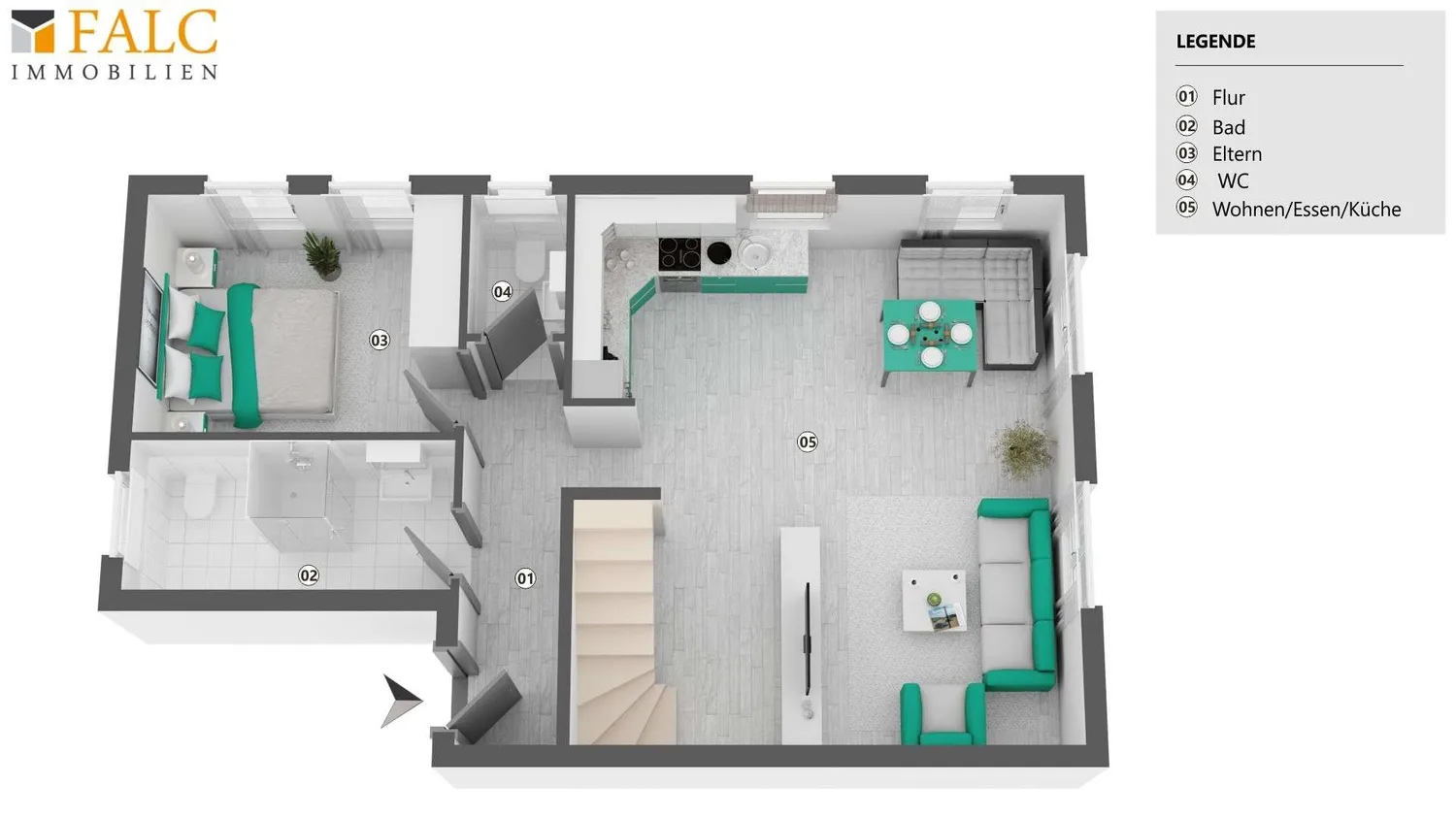 4 Zimmer Wohnung mit 114 m² in Emden – Bild 4