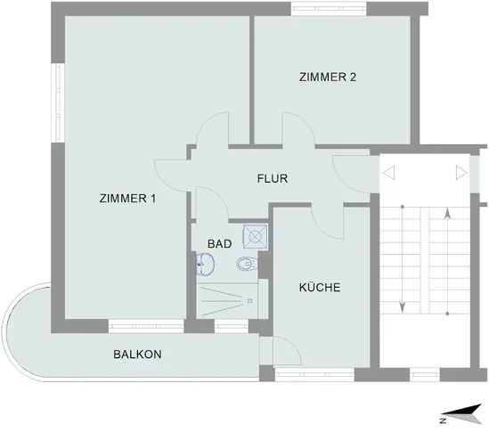 2 Zimmer Wohnung mit 73 m² in Bremen – Bild 2