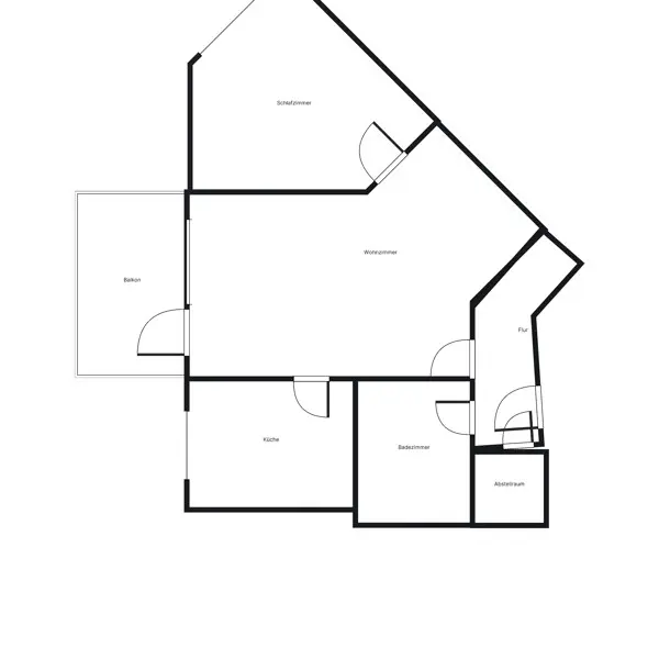 2 Zimmer Wohnung mit 56 m² in Hannover – Bild 1