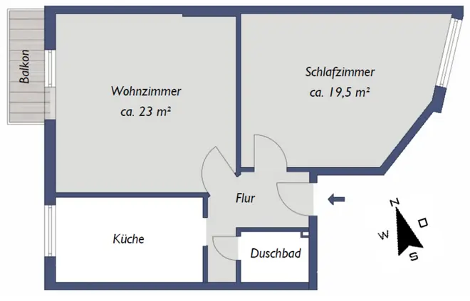 2 Zimmer Wohnung mit 62 m² in Hamburg – Bild 7