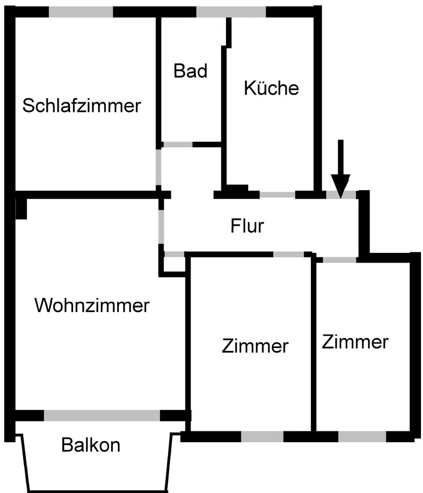 4 Zimmer Wohnung mit 82 m² in Hannover – Bild 11