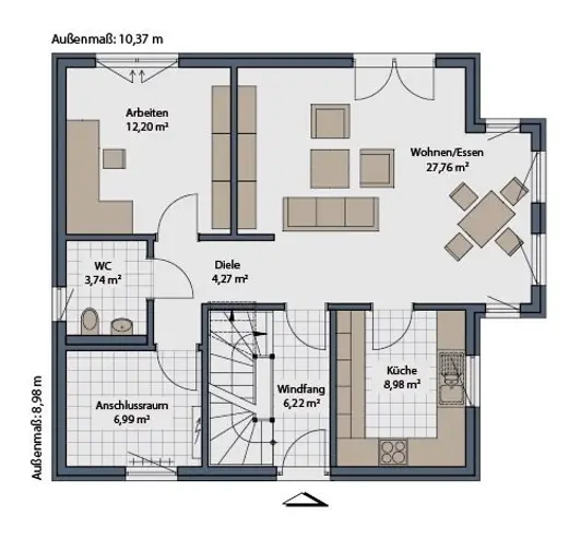 5 Zimmer Haus mit 140 m² in Münster – Bild 5