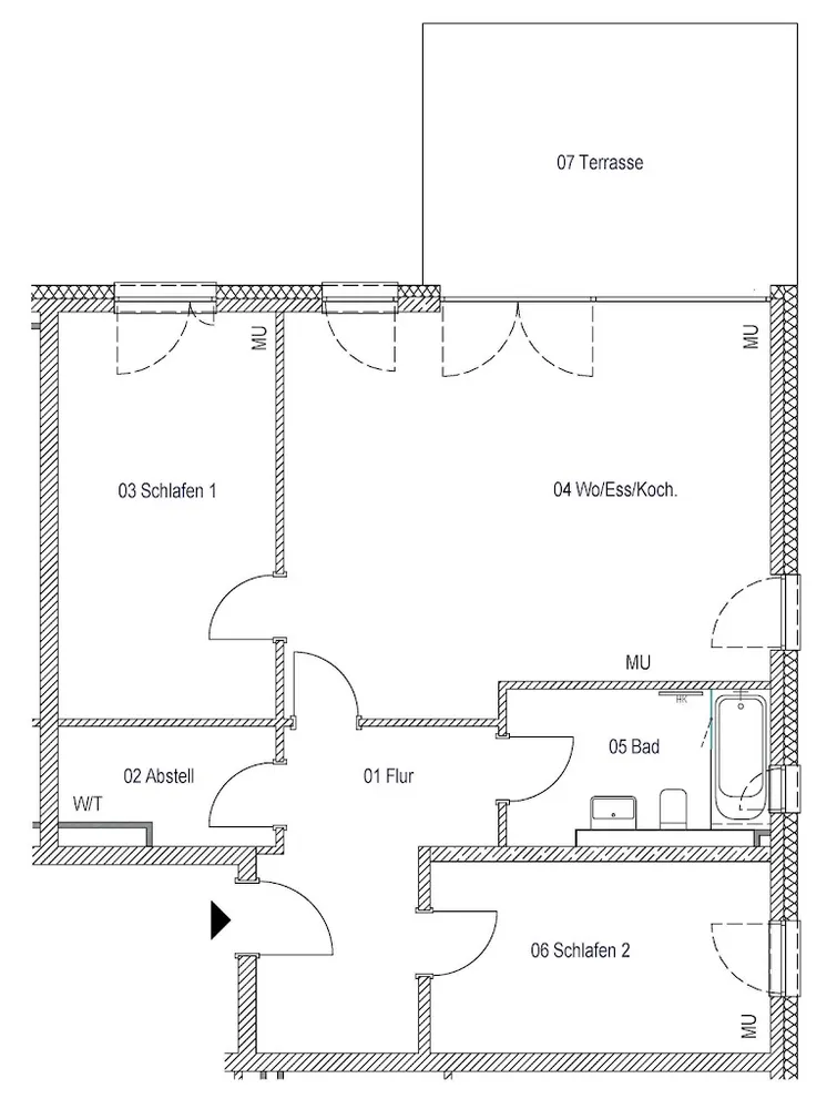 3 Zimmer Wohnung mit 92 m² in Würzburg – Bild 3