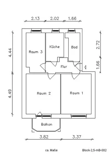 3 Zimmer Wohnung mit 61 m² in Leipzig – Bild 3